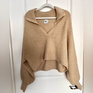 Princess Polly Camel V-Neck Sweater